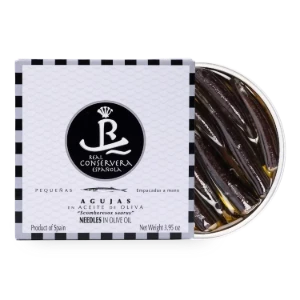 Zargan de Atlantic (Garfish) în ulei de măsline, 112 g ℮ - Real Conservera, Spania