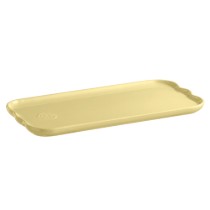 Platou servire, ceramica, 31,5x15cm, "Madeleine", Vanilla - Emile Henry