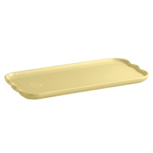 Platou servire, ceramica, 31,5x15cm, "Madeleine", Vanilla - Emile Henry