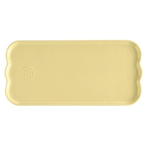 Platou servire, ceramica, 31,5x15cm, "Madeleine", Vanilla - Emile Henry