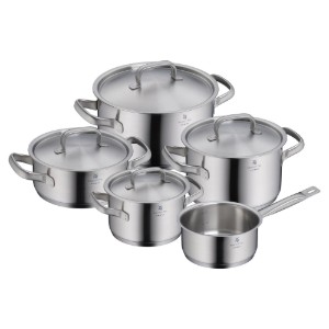 Set vase gatit, 9 piese, otel inoxidabil, "Gourmet Plus" - WMF