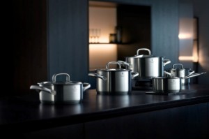 Set vase gatit, 9 piese, otel inoxidabil, "Gourmet Plus" - WMF