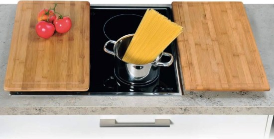 Tocator cu picioruse, bambus, 50 x 28 x 3,1 cm - Kesper