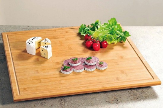 Tocator cu picioruse, bambus, 56 x 50 x 3,1 cm - Kesper