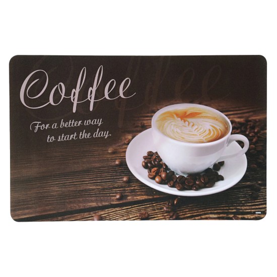 Suport farfurii (napron), 43,5 x 28 cm, plastic, Coffee - Kesper