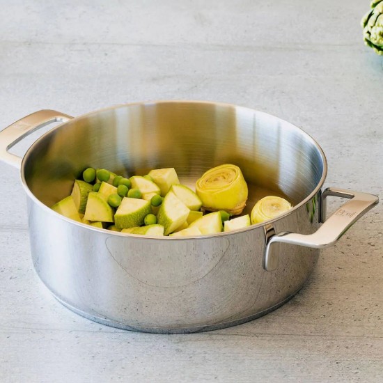 Cratita cu capac, inox, 22cm/3L, "Signature" - BRA