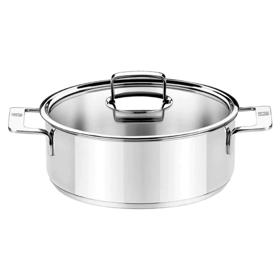 Cratita cu capac, inox, 30cm/5,5L, "Signature" - BRA