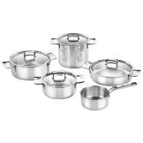 Set vase de gatit, inox, 9 piese, "Signature" - BRA