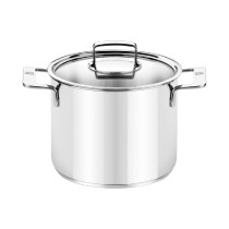 Oala inox, cu capac, 22cm/6,5L, "Signature" - BRA