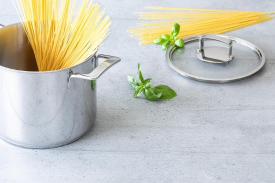 Oala inox, cu capac, 22cm/6,5L, "Signature" - BRA