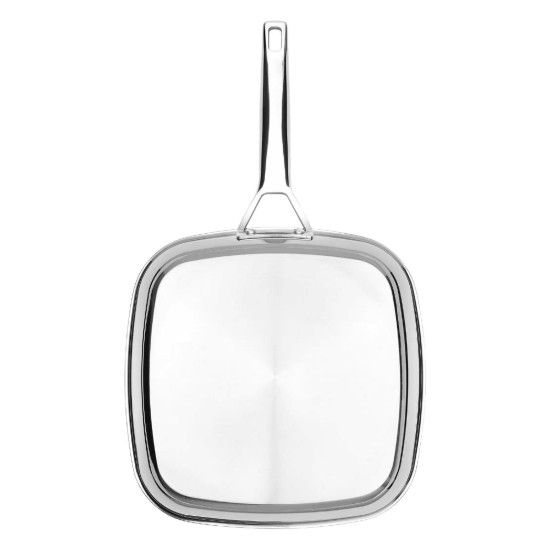 Tigaie grill patrata, 3-Ply, inox, 28 x 28 cm, "Signature" - BRA