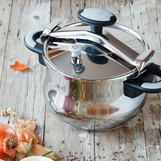 Oala sub presiune, inox, 22cm/4L, "New Star" - BRA