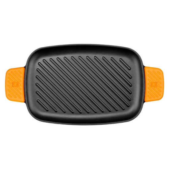 Tava grill, fonta, 33 x 22 cm, "Efficient Iron" - BRA