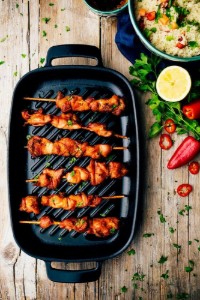 Tava grill, fonta, 33 x 22 cm, "Efficient Iron" - BRA