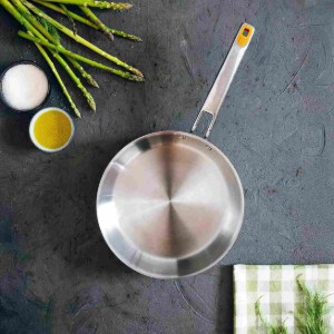 Tigaie inox, 3-Ply, 20 cm, "Efficient Inox" - BRA