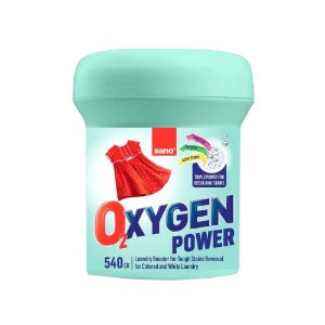 Pudra indepartare pete tesaturi colorate, 540 g, "Oxygen Powder" - Sano