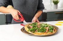 Foarfeca pentru feliere pizza 2 in 1, inox, "Cuisipro" - Grunwerg