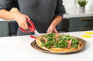 Foarfeca pentru feliere pizza 2 in 1, inox, "Cuisipro" - Grunwerg