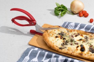 Foarfeca pentru feliere pizza 2 in 1, inox, "Cuisipro" - Grunwerg