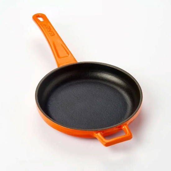 Tigaie fonta, 16 cm, Portocaliu - LAVA