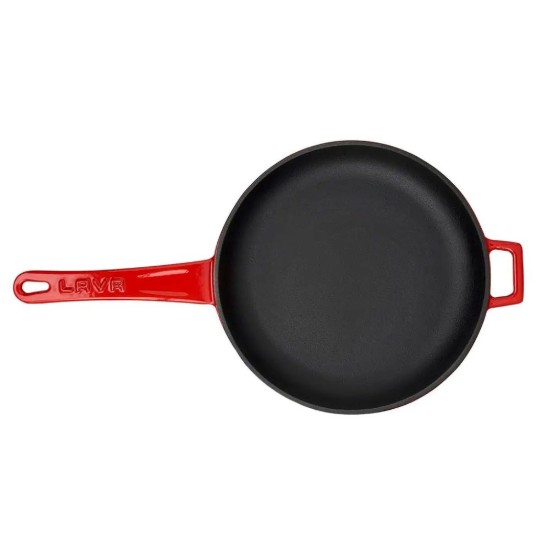 Tigaie fonta, 20 cm, Rosu - LAVA