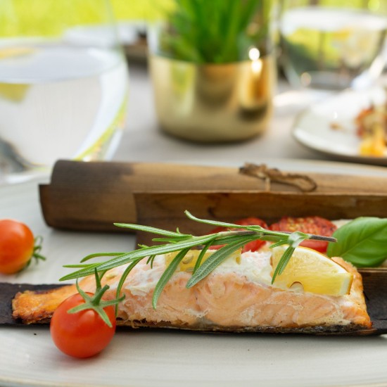 Set fasii din lemn 12 bucati 19x17 cm pentru gatit la gratar Grillart GA-1009-1