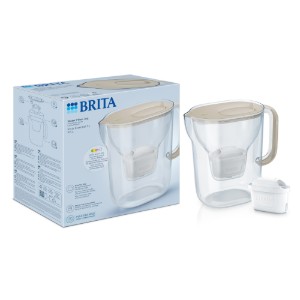 Cana filtranta BRITA MAXTRA Style Essential XL 3,6 L (Sand), 1 x filtru Pure Performance