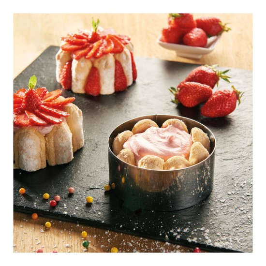 Inel patiserie, inox, 10 cm - de Buyer