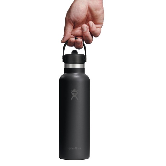 Sticla termos, inox, 620ml, "Standard Straw", Black - Hydro Flask