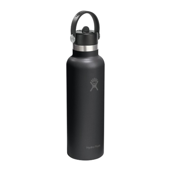 Sticla termos, inox, 620ml, "Standard Straw", Tonal Black - Hydro Flask