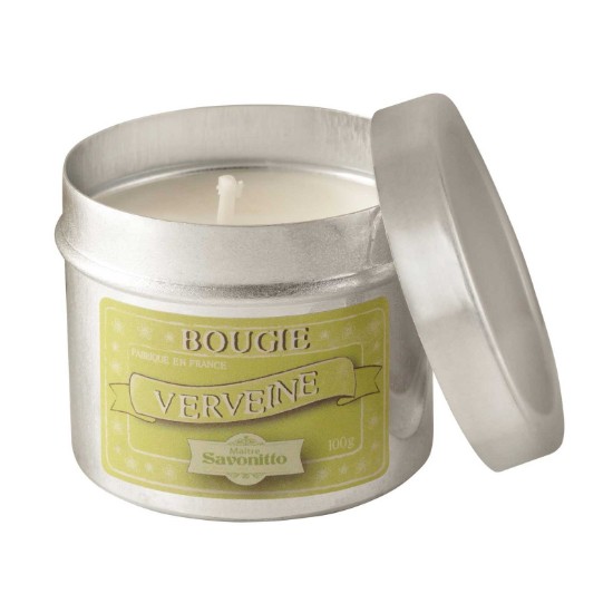 Set cadou cu lumanare parfumata si sapunuri cu verbina Maitre Savonitto