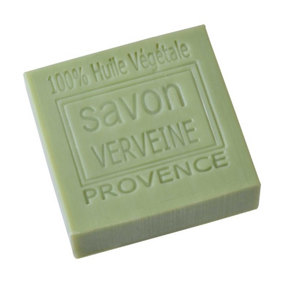 Set cadou cu lumanare parfumata si sapunuri cu verbina Maitre Savonitto