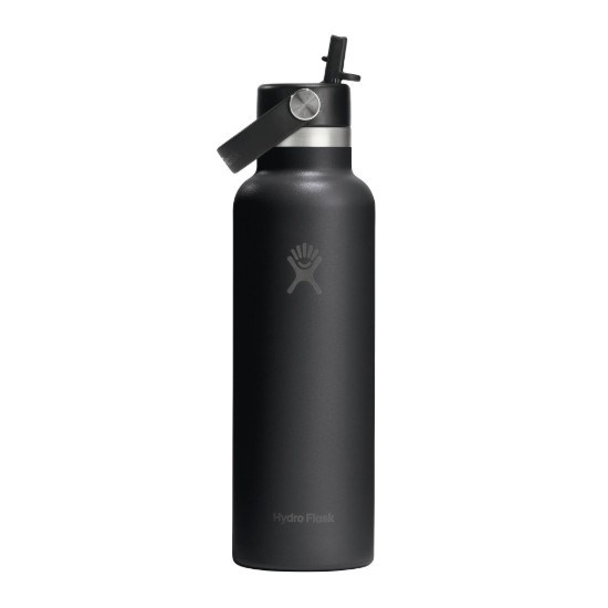 Sticla termos, inox, 620ml, "Standard Straw", Black - Hydro Flask
