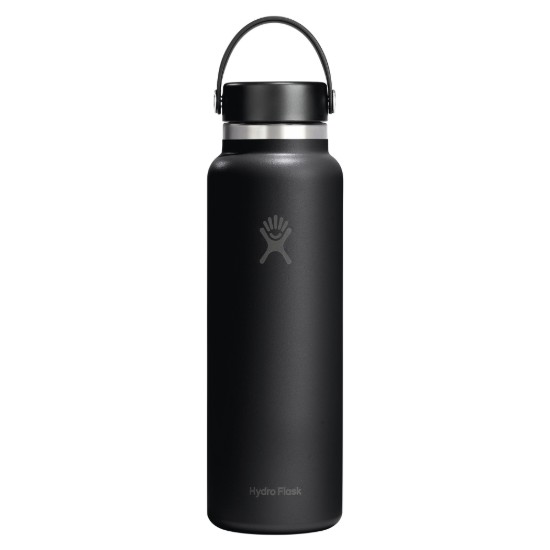 Sticla termos, inox, 1,18L, "Wide Mouth", Black - Hydro Flask