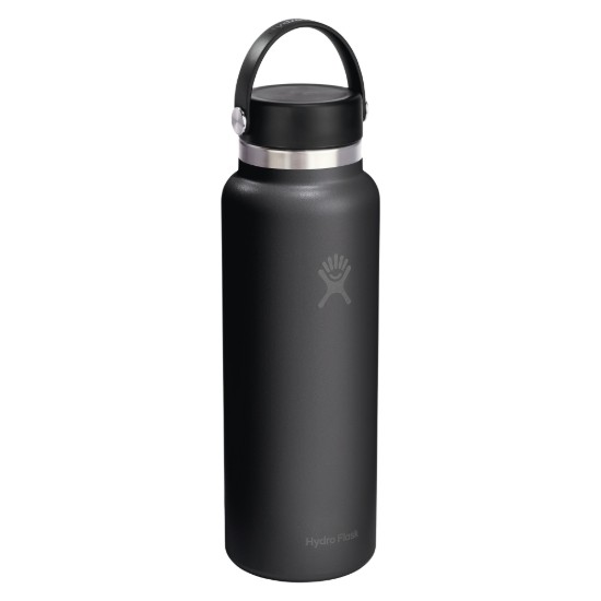 Sticla termos, inox, 1,18L, "Wide Mouth", Black - Hydro Flask