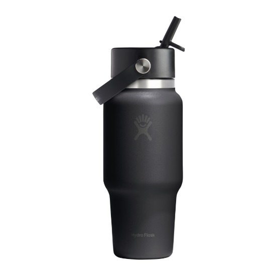 Sticla termos, inox, 710ml, "Wide Straw", Black - Hydro Flask