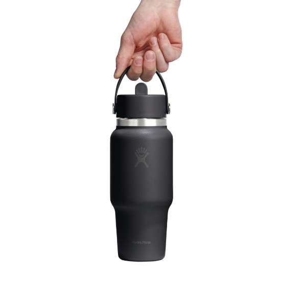 Sticla termos, inox, 710ml, "Wide Straw", Black - Hydro Flask