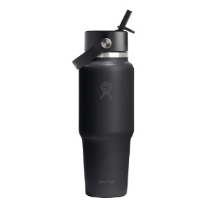 Sticla termos, inox, 950ml, "Wide Straw", Tonal Black - Hydro Flask