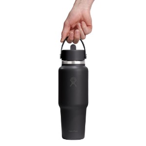 Sticla termos, inox, 950ml, "Wide Straw", Tonal Black - Hydro Flask