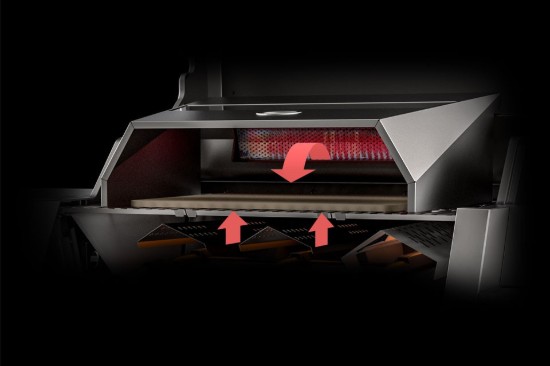 Cuptor din inox cu piatra pentru pizza, compatibil cu gratarele Enders Monroe Pro, Hyde si Colorado 7881