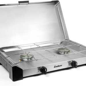 Aragaz de camping portabil pe gaz Enders Brisbane 2Z cu valva de siguranta 1860
