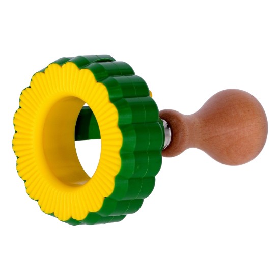 Matrita forma margareta pentru ravioli, plastic POM, 90 mm - Zokura