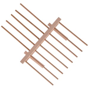 Suport uscare paste, 13 brate, lemn de fag, 36 x 30 cm - Zokura