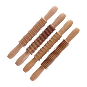 Set 4 facalete pentru paste, lemn de fag, 32 cm - Zokura