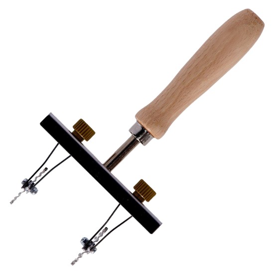 Feliator reglabil pentru paste, lama zimtata, inox - Zokura