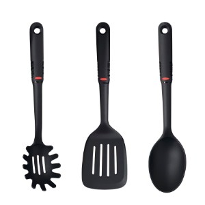 Set 3 ustensile bucatarie, plastic, "SoftWorks"  - OXO