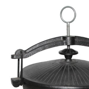 Ceaun vanatoresc din fonta cu capac 4,5 litri Activa 19890