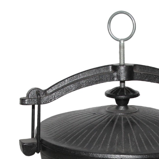 Ceaun vanatoresc din fonta cu capac 4,5 litri Activa 19890