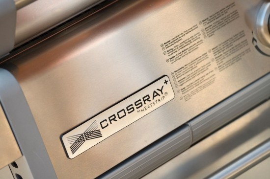 Gratar pe gaz cu 4 arzatoare infrarosu, incastrabil, gratare din fonta, Crossray by Heatstrip TCS4EU30