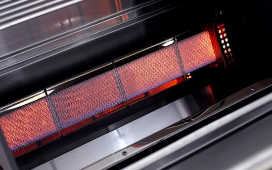 Gratar pe gaz cu 4 arzatoare infrarosu, incastrabil, gratare din fonta, Crossray by Heatstrip TCS4EU30